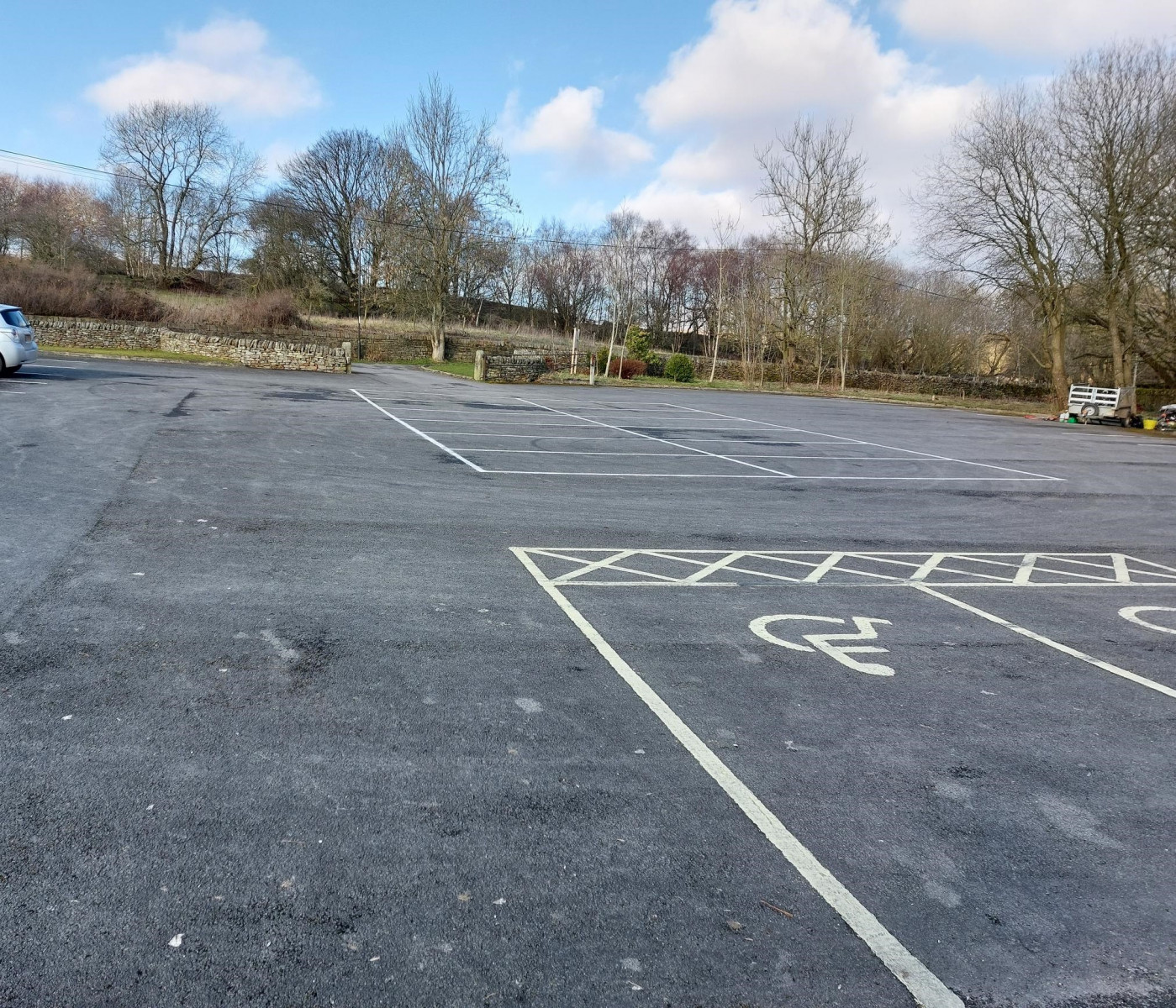 Car park from bottom