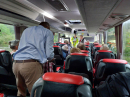 On the coach